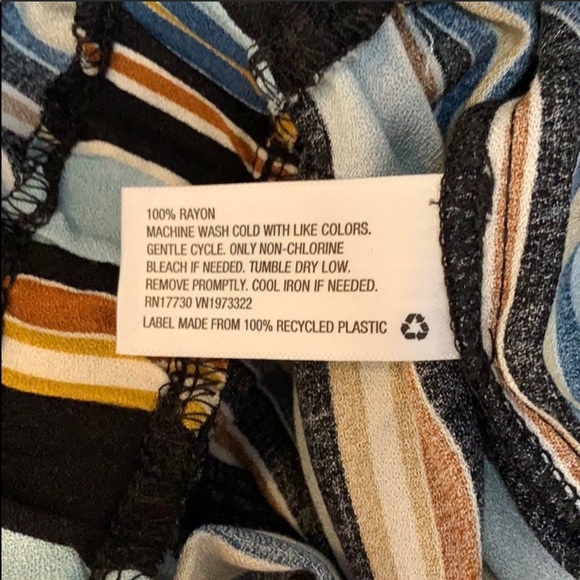 NEW! Xhilaration Striped Bow Tie Shoulder Jumper - Picture 6 of 7